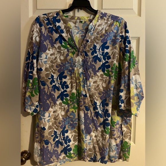Old Navy tunic, size XXL, multi color, floral print - Picture 1 of 8